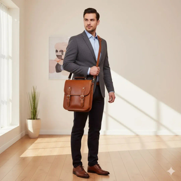 کیف دوشی چرم