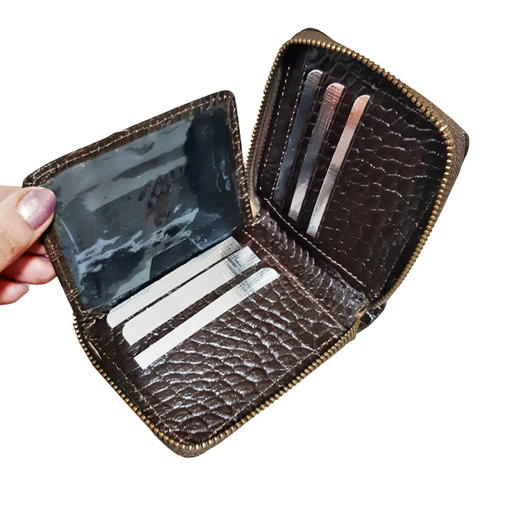 کیف پول چرم جیبی چرم طبیعی شهرزاد