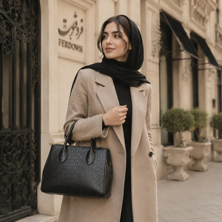 Shahrzad Shabnam genuine leather women handbag